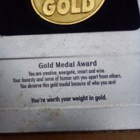 Златен медал за ценители, снимка 4 - Други ценни предмети - 31502699