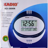 Кръгъл Цифров Часовник KADIО KD-3806N, снимка 5 - Друга електроника - 40006430