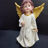 Висок Златен ангел от висококачествен полирезин , снимка 3 - Статуетки - 42689933
