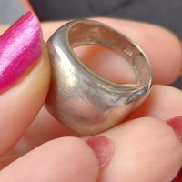 Масивен сребърен пръстен проба 925 и Житен клас , снимка 8 - Пръстени - 44252740