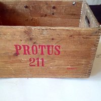 Protus оригинална дървена щайга Германия, снимка 1 - Антикварни и старинни предмети - 36926200