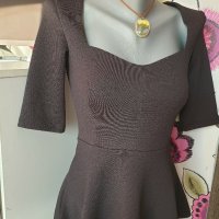 Дамска блуза с пеплум размер S, снимка 2 - Туники - 30418935