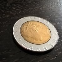 Монета - Италия - 500 лири | 1990г., снимка 2 - Нумизматика и бонистика - 29631082