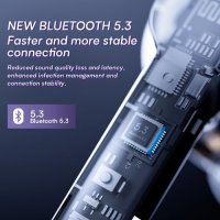 Нови Безжични Bluetooth 5.3 слушалки HiFi Звук, IP7 Водоустойчиви, снимка 2 - Bluetooth слушалки - 42714696