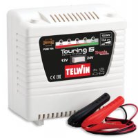 Зарядно устройство TELWIN Touring 15 TN807592 / 12-24 V, бял/, снимка 1 - Други машини и части - 34089504