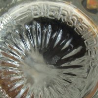 № 7111 стара стъклена халба с метален капак  - ORIGINAL HAKU BIERSEIDEL  , снимка 5 - Други ценни предмети - 42027366