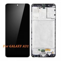 Нов Оригинален LCD Дисплей + Тъч скрийн за SAMSUNG A315 GALAXY A31 черен, снимка 1 - Резервни части за телефони - 31001118