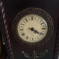 Два ретро винтидж стари часовници за интериор и колекционери, снимка 3 - Антикварни и старинни предмети - 38314072
