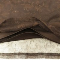 Черна лятна тънка прозрачна дантелена пола с черна мека удобна подплата - много комфортно усещане , снимка 7 - Поли - 37457052