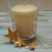 Ароматна свещ в кристална чаша, снимка 2 - Романтични подаръци - 42614629