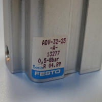 пневматичен цилиндър Festo ADV-32-25-A pneumatic cylinder, снимка 3 - Резервни части за машини - 44601524