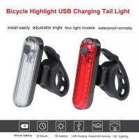 Стоп лед задни светлини за велосипед зареждащ се USB колело LED фар, снимка 5 - Аксесоари за велосипеди - 37081843