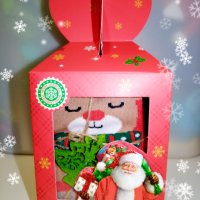 Луксозни подаръчни коледни кутии с чорапи дамски детски мъжки кутия подарък коледа елха памук , снимка 2 - Коледни подаръци - 38276866