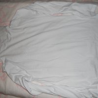 Дамска Блуза в бяло с поло razmer М Л, снимка 3 - Блузи с дълъг ръкав и пуловери - 39411459