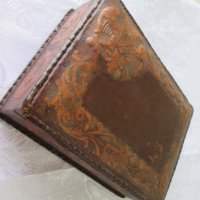Стара кожена кутия за цигари, снимка 12 - Други ценни предмети - 31812555