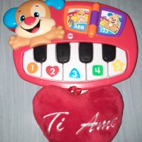 Пиано Fisher Price уча и пея+подарък сърце, снимка 1 - Образователни игри - 38968919