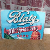 Метална табела бира Blatz beer реклама декор бар наздраве, снимка 1 - Рекламни табели - 42783599