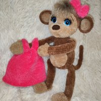 Маймунката Алис, снимка 2 - Плюшени играчки - 42525578