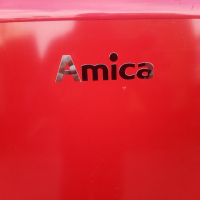 Луксозен червен хладилник ретро дизайн Amica 2 години гаранция!, снимка 4 - Хладилници - 44628773