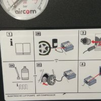 Компресор за помпане на гуми Mercedes/ VW /Audi  , снимка 9 - Аксесоари и консумативи - 24310715