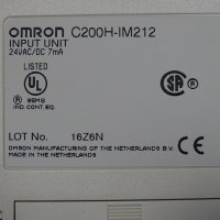 захранващ модул Omron C200H-IM212 input unit 24 VAC/DC, снимка 5 - Резервни части за машини - 35294839