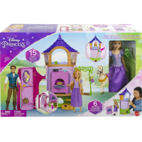 Кукла Disney Princess Кулата на Рапунцел кукла Рапунцеп Замък Mattel, снимка 10 - Кукли - 44527858