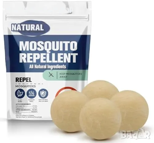 Нов Репелент Против Комари 4 броя – 90 Дни Защита Без Ток и Дим за Дома, снимка 1