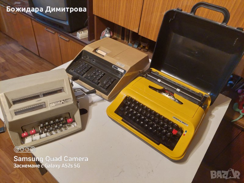 Пишеща машина , механичен  калкулатор и касов апарат , снимка 1