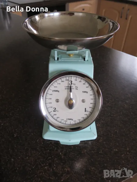 Ретро кухненска везна до 3кг, снимка 1
