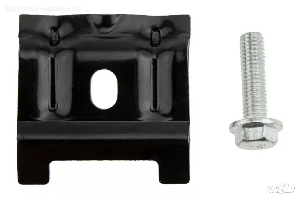 1J0803219 Комплект планка фиксатор държач за акумулатор, VW, Audi, Seat, с болт, снимка 1