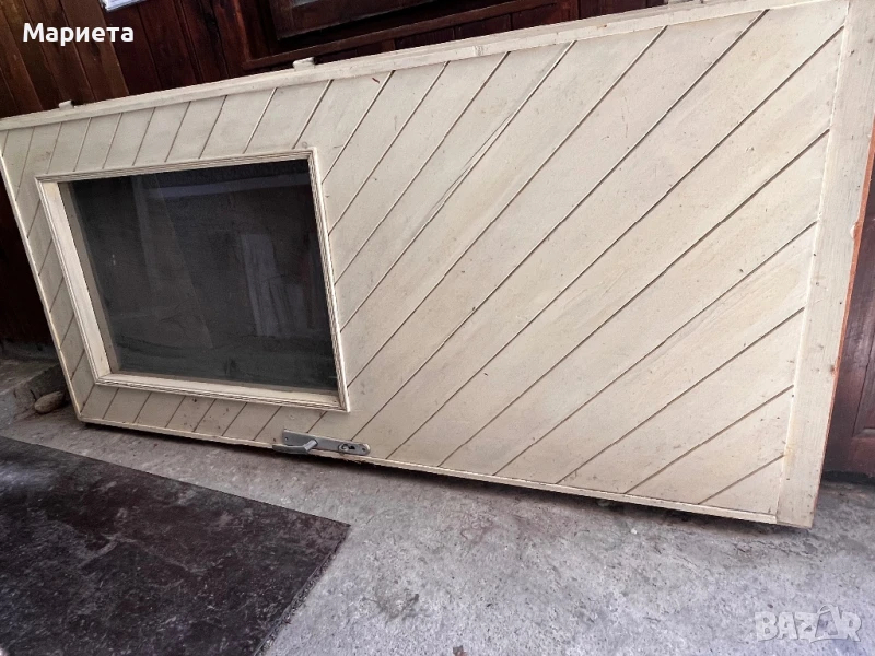 Дървена масивна врата, снимка 1