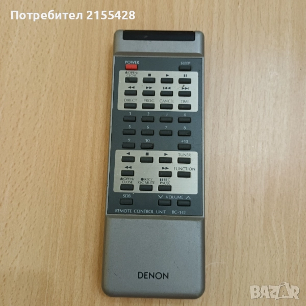 Оригинално дистанционно DENON RC 142, снимка 1