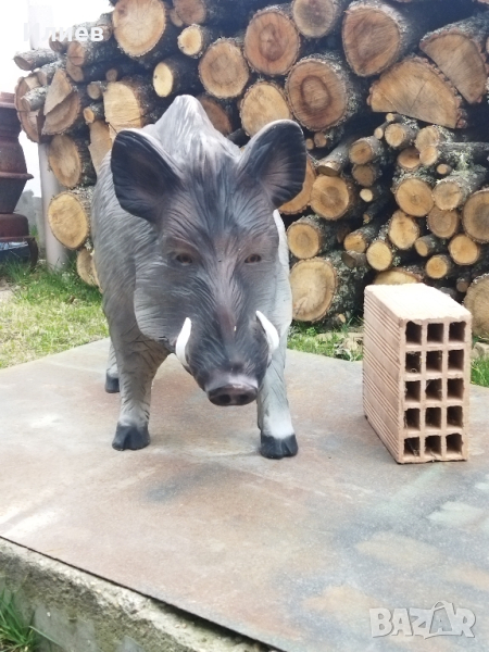 Декорация керамика диво прасе,глиган, снимка 1