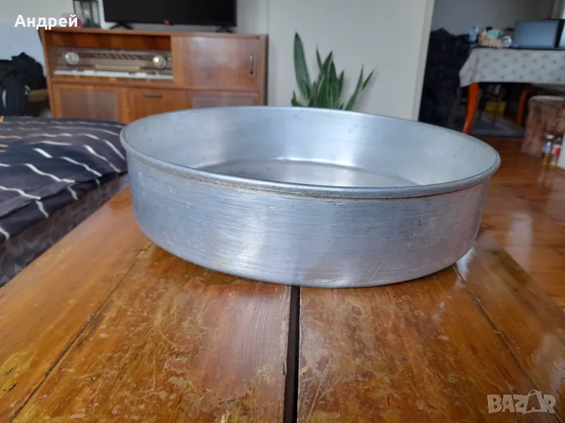 Стара алуминиева тава,тепсия #15, снимка 1
