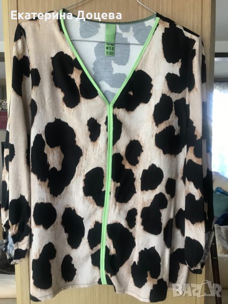 Италианска блуза анималистичен принт, снимка 1