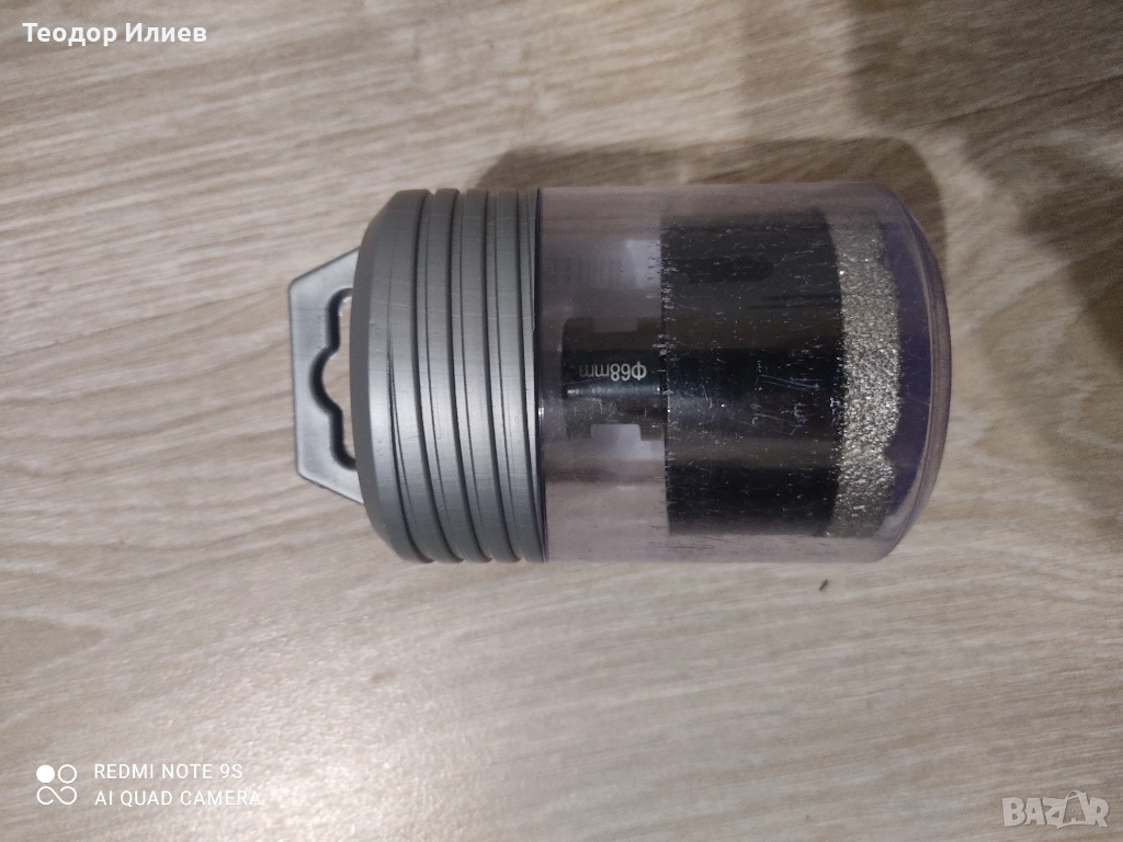 Диамантена боркорона за ъглошлайф 68мм, снимка 1