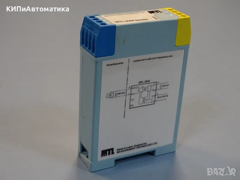 изолационен драйвер MTL 3045 isolator driver 4/20mA MTL 3000 series 125mA, снимка 1