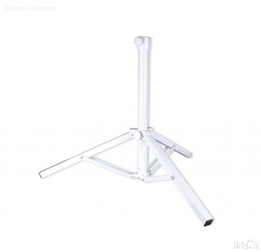 Сгъваема метална стойка за чадър Muhler UV-2068 – стабилност и удобство навсякъде, снимка 1