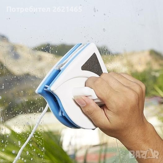 Умна гъба - Уред за двустранно почистване на прозорци , четка, снимка 1