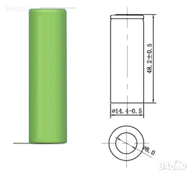 Акумулаторна батерия PROJECT, пластини, 1,2V, 2700mAh, AA, R06, Ni-MH, снимка 1
