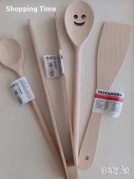 НОВ дървен комплект за готвене, Спиди/лично предаване , снимка 1