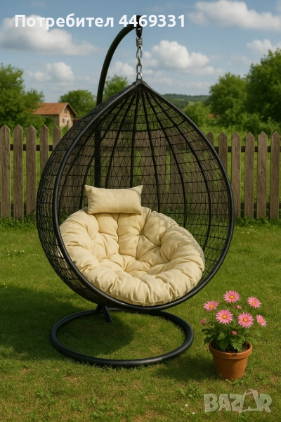 Градинска висяща люлка тип гнездо,яйце–Промоция!, снимка 1
