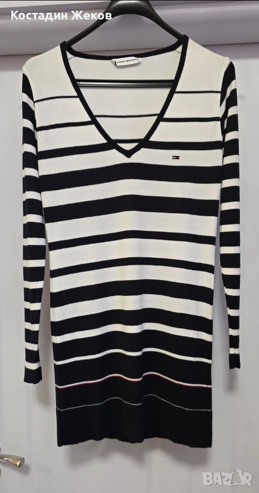  Нова. Дамска оригинална рокличка плетиво. TOMMY HILFIGER , снимка 1