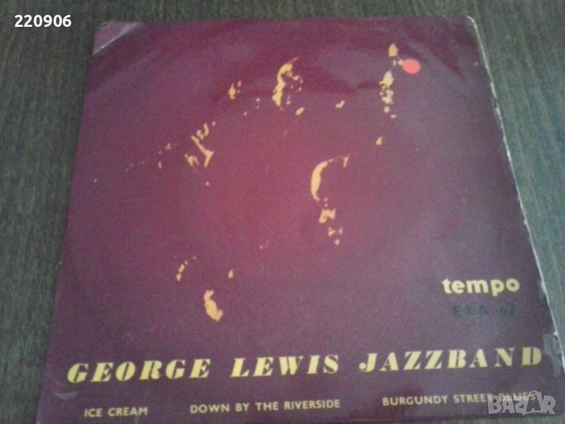 Малка плоча George Lewis Jazz Band, снимка 1