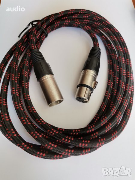 Кабел XLR/M - XLR/F 3м, снимка 1