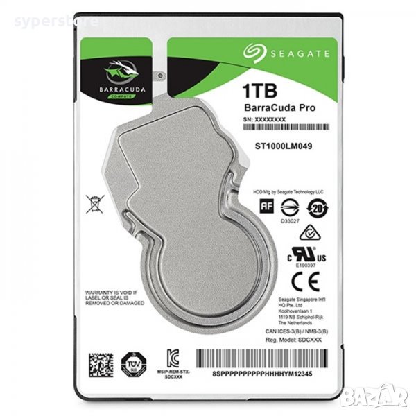 HDD твърд диск, 1TB, Seagate, SS300404, снимка 1