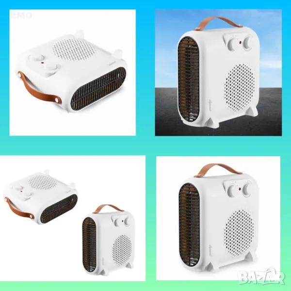 Двустепенна вентилаторна печка - P5, 2000W, 2 позиции - Гаранция 24 месеца , снимка 1