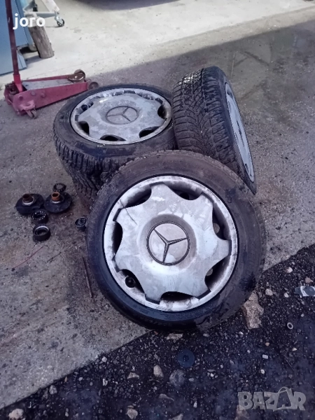 зимни гуми с джанти за 205/55/16 за мерцедес , снимка 1