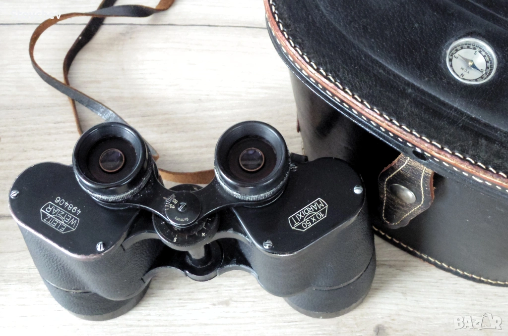 Висок клас бинокъл E. Leitz Wetzlar Mardixit 10x50, снимка 1