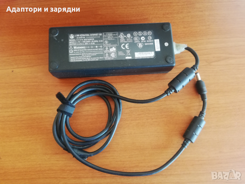 Адаптер за лаптоп 20v 6A, снимка 1